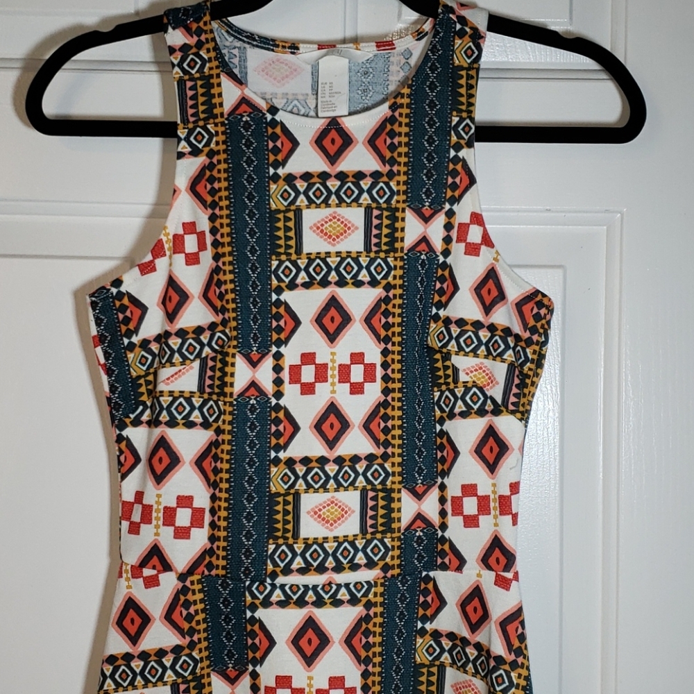 H&M Skater Sleeveless A-line Dress Size XS - Picture 2 of 8